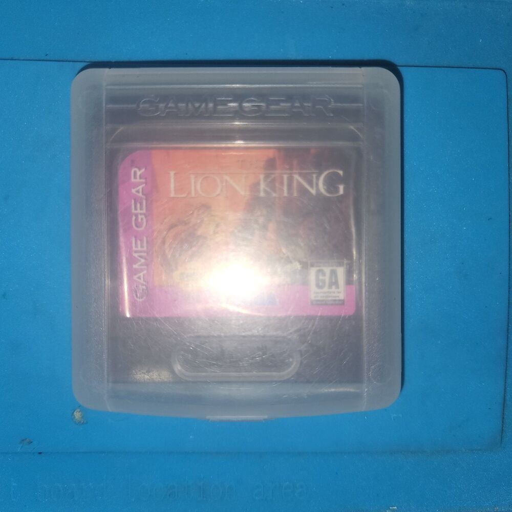 The Lion King for Sega Gamegear Cleaned and Tested!